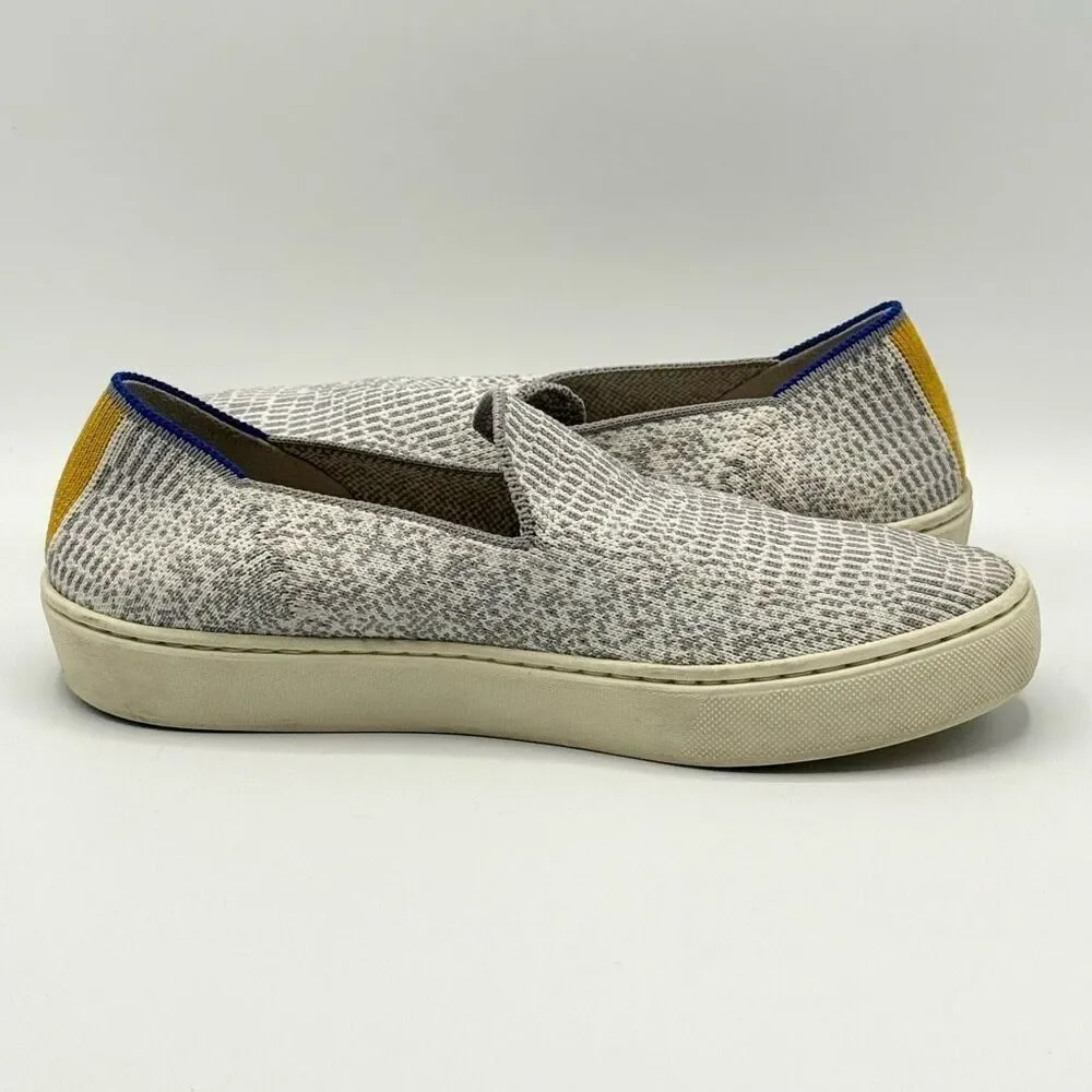 Rothy’s The Original Slip On Sneakers in Opal Python - Kids US 5